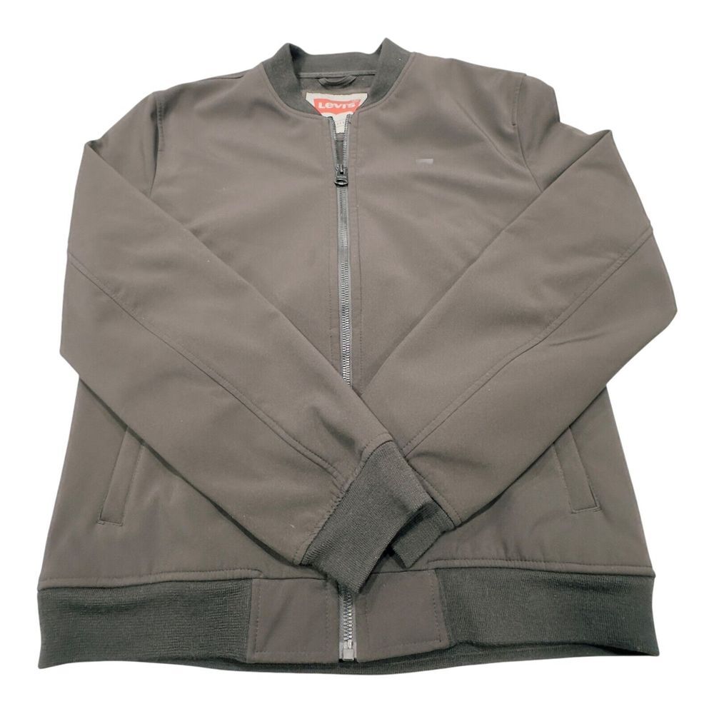 Levi's Men's Softshell Active Jacket Black Size M‎ Full Zip Performance Stretch